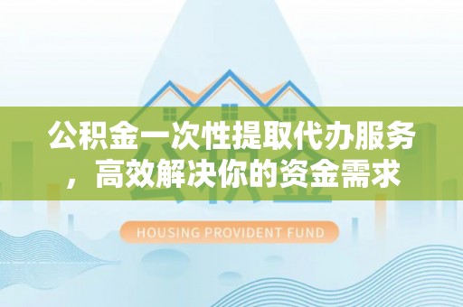 元氏公积金一次性提取代办服务，高效解决你的资金需求