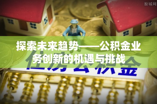 元氏探索未来趋势——公积金业务创新的机遇与挑战