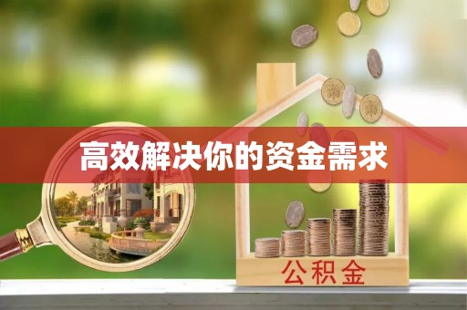 元氏高效解决你的资金需求