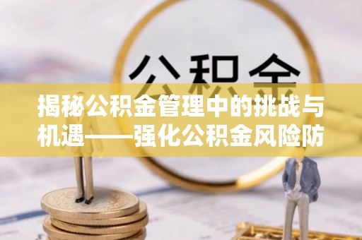 元氏揭秘公积金管理中的挑战与机遇——强化公积金风险防控的多维策略