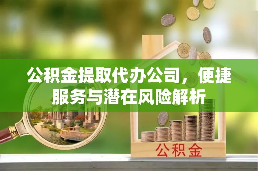 元氏公积金提取代办公司，便捷服务与潜在风险解析