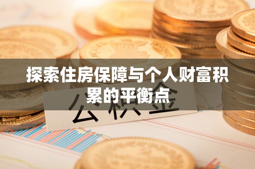 元氏探索住房保障与个人财富积累的平衡点