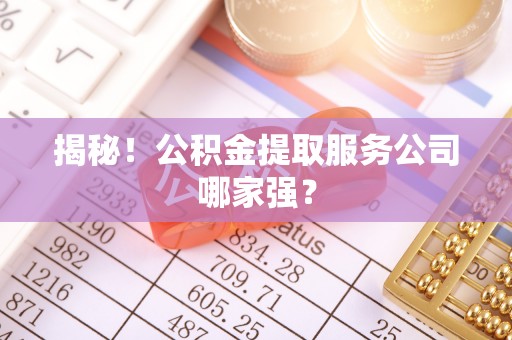 元氏揭秘！公积金提取服务公司哪家强？