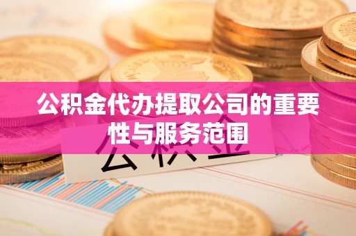 元氏公积金代办提取公司的重要性与服务范围