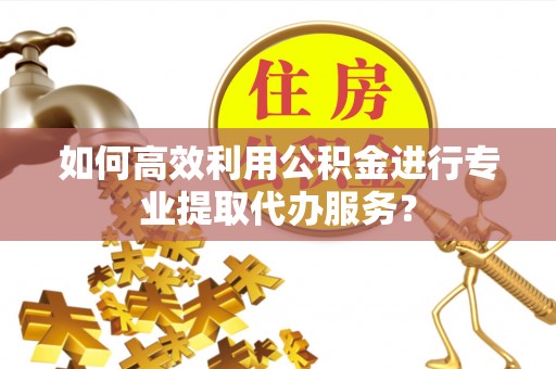 元氏如何高效利用公积金进行专业提取代办服务？